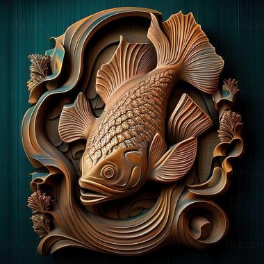 3D model fish (STL)